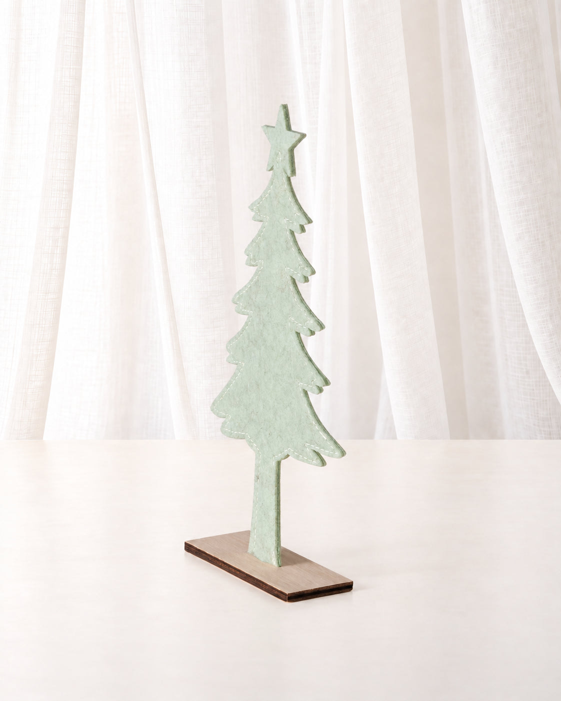 Green Felt Standing Christmas Tree