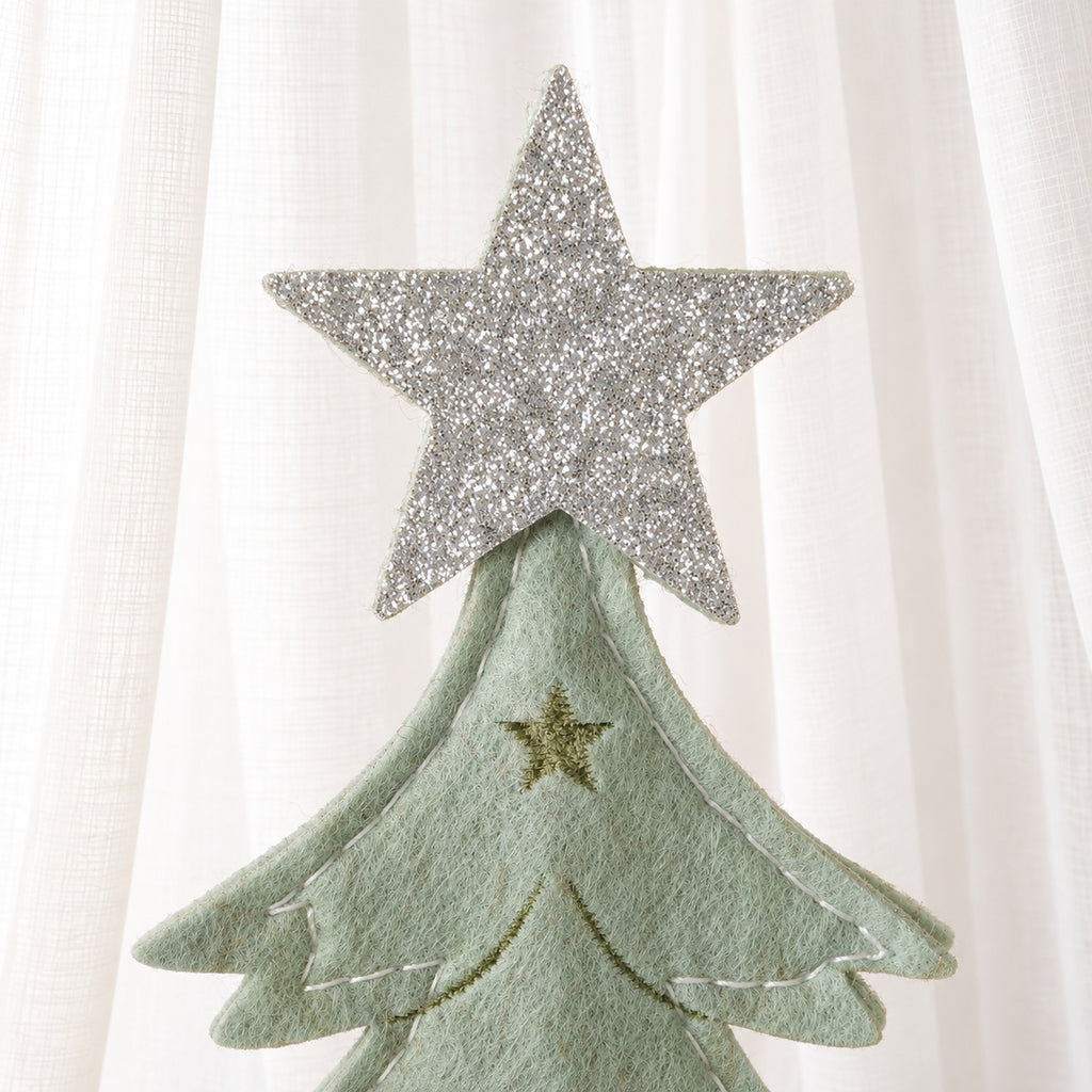 Green Felt Standing Christmas Tree