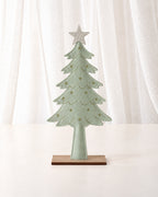 Green Felt Standing Christmas Tree