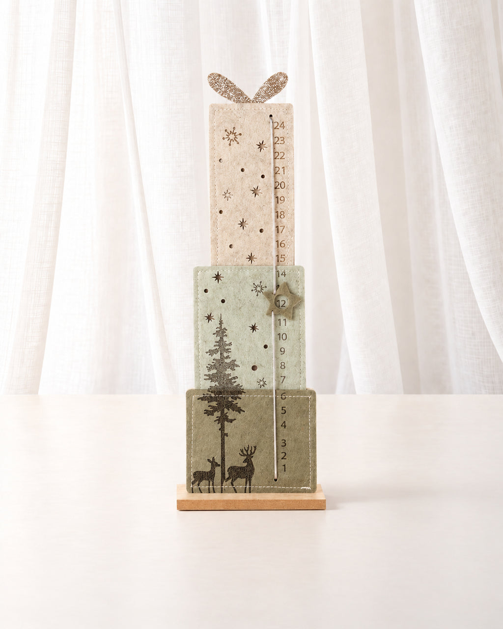 Felt Advent Calendar Tree