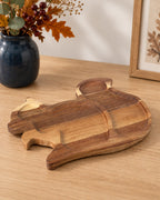 Acacia Wood Squirrel Serving Tray