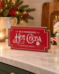 Vintage Hot Cocoa Wooden Sign