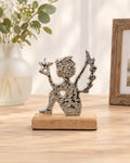 Hammered Aluminium Angel Ornament