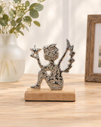 Hammered Aluminium Angel Ornament