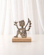Hammered Aluminium Angel Ornament