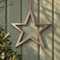 Distressed Aluminium Hanging Star