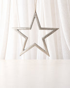 Distressed Aluminium Hanging Star