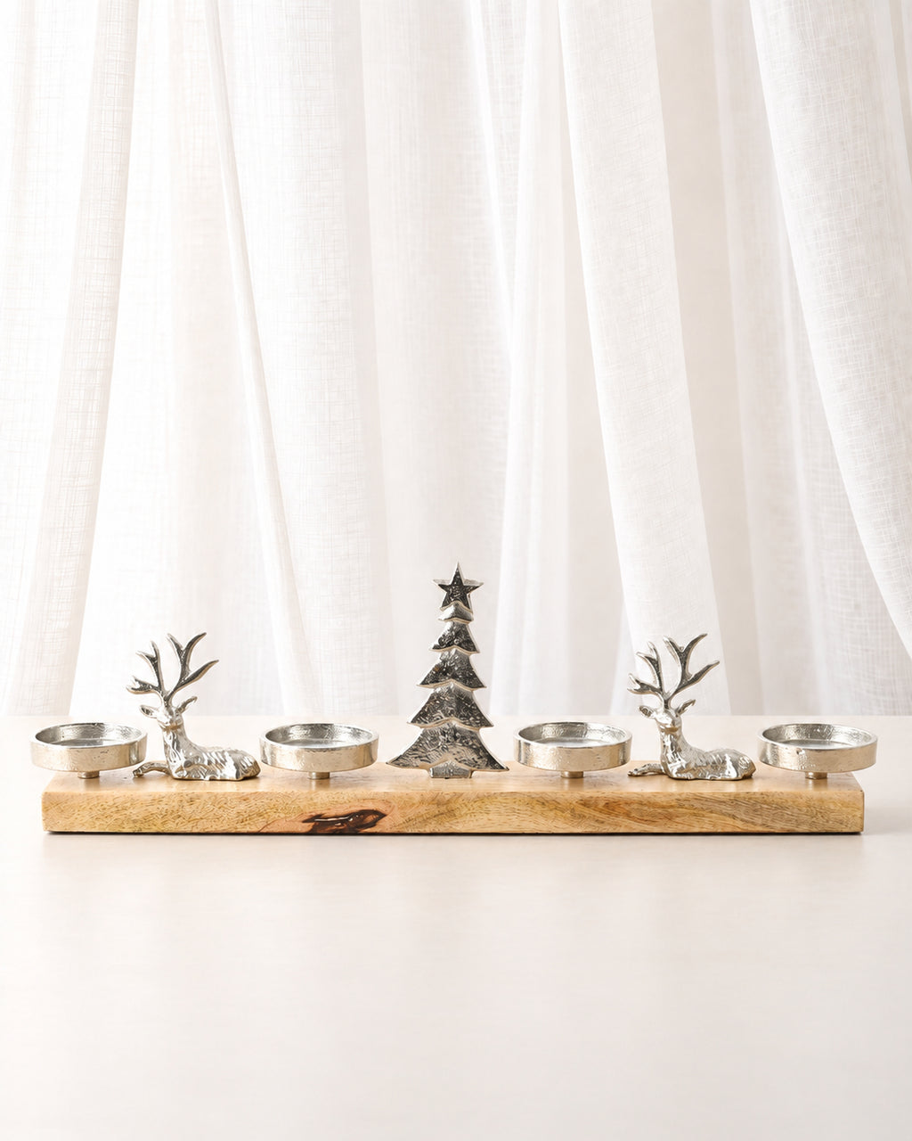 Rustic Woodland Tealight Holder