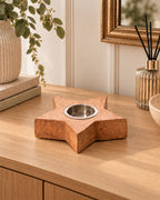 Mango Wood Star Tealight Holder