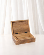 Mango Wood Floral Keepsake Box