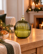 Ribbed Bauble Candle | Large